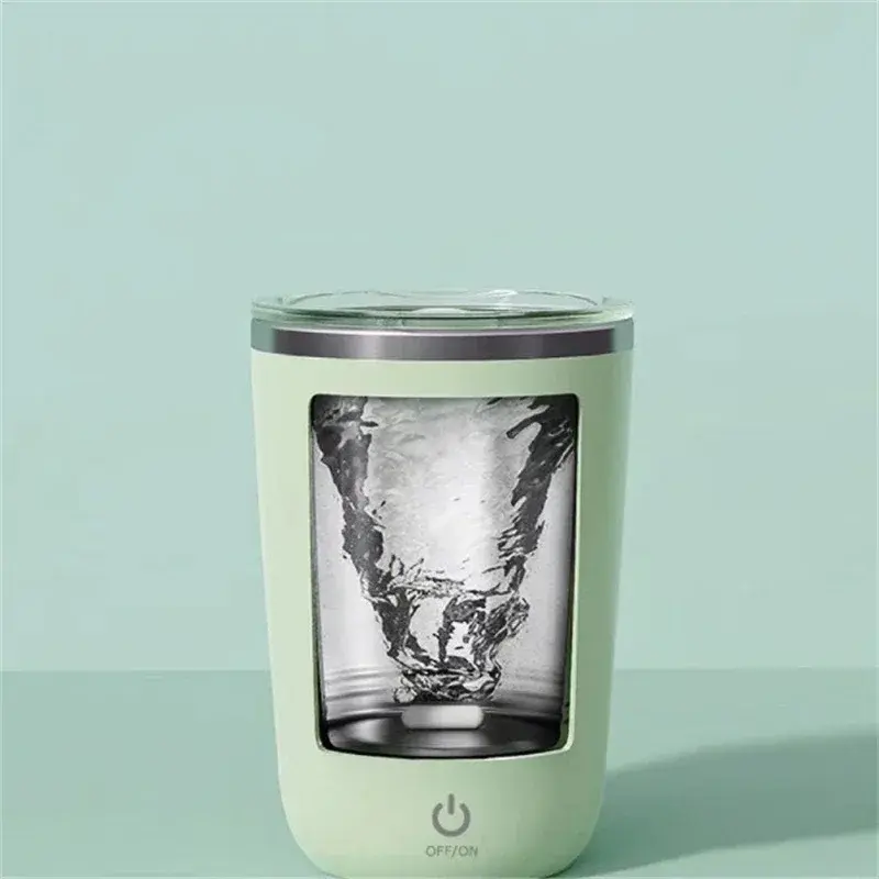 Automatic Coffee Stirring Mug Rechargeable Milk Mixing Cup Electric Stainless Steel Lazy Rotating Mug Magnetic Stirring Cup