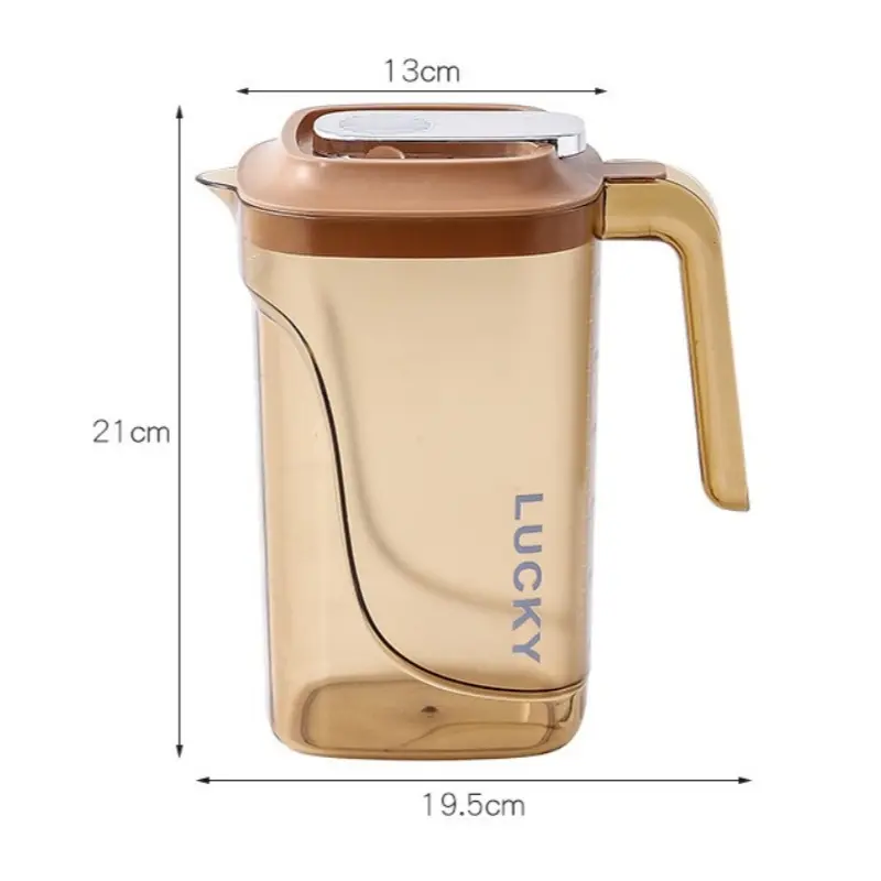 Cold Water Kettle Large Capacity Plastic Household Juice Jug Summer Milk Tea Shop Coffee Shop Coffeeware Teapot Kitchen Supplies