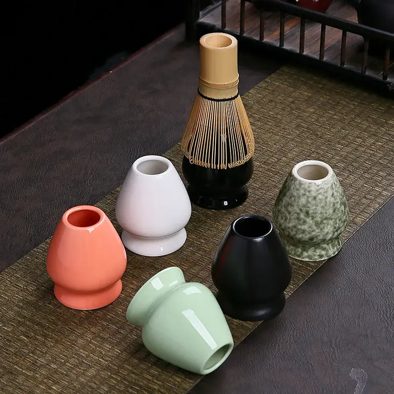 1Pcs Matcha Tool Matcha Tray Green Tea Tray Plate Family Tea-making Whisk Tea Stand Tranditional Tools Ceremony Accessories
