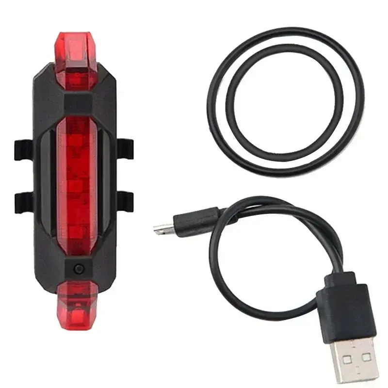 1/2Pcs Bike Light Set Headlights,Taillights USB Rechargeable Floodlight Bicycle Electric Scooter Accessories Riding Equipment