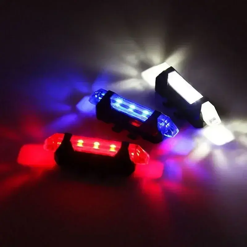 1/2Pcs Bike Light Set Headlights,Taillights USB Rechargeable Floodlight Bicycle Electric Scooter Accessories Riding Equipment