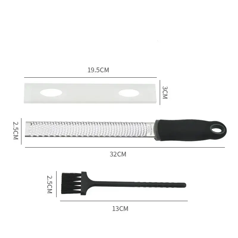 Stainless Steel Cheese Grater Plastic Anti Slip Handle Chocolate Lemon Fruits Grater Baking Tool Multifunction Kitchen Tools