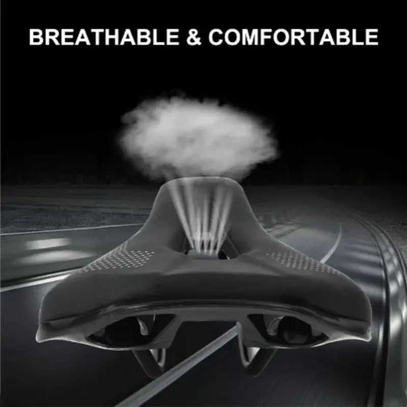 Special Mountain Road Bicycle Saddle Riding Cushion Hollow Breathable Bicycle Riding Accessory Ultra-light Bicycle Seat Parts