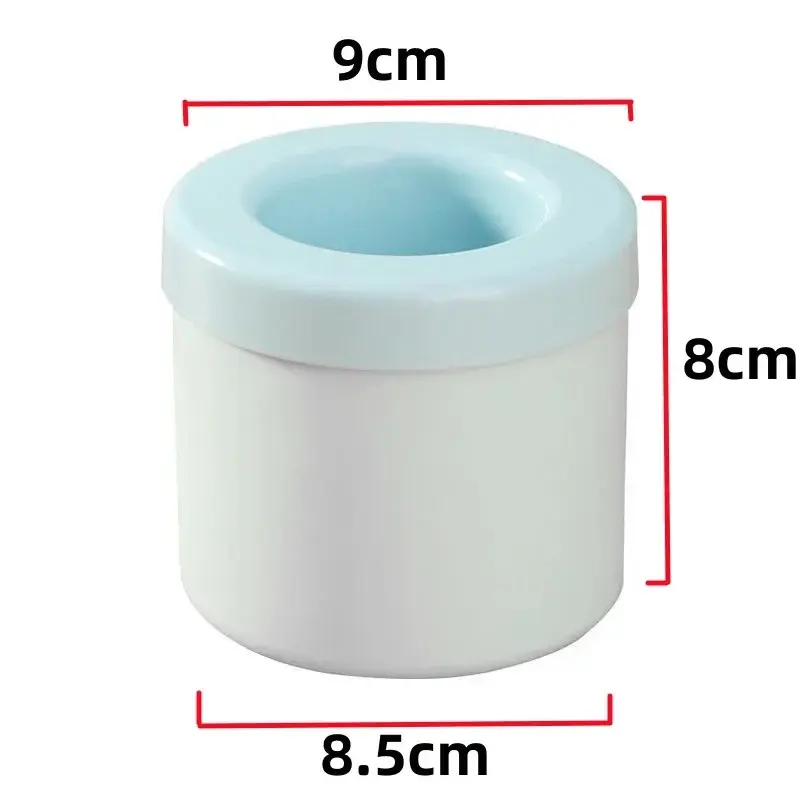Silicone Ice Block Mold Round Ice Bucket Cup Mold Ice Mold Quick Freeze Lasting Creative Ice Bucket Whiskey Beer Cooler Bar Tool