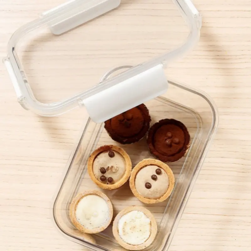 450ml/800ml/1100ml Food Preservation Box Plastic Storage Box Snacks Sealed Food Container Refrigerator Kitchen Storage Gadgets