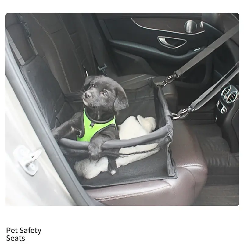 Pet Car Seat Breathable Foldable Basket Travel Dogs Cats Safety Seat Waterproof Dog Cushion Washable Detachable Pet Supplies
