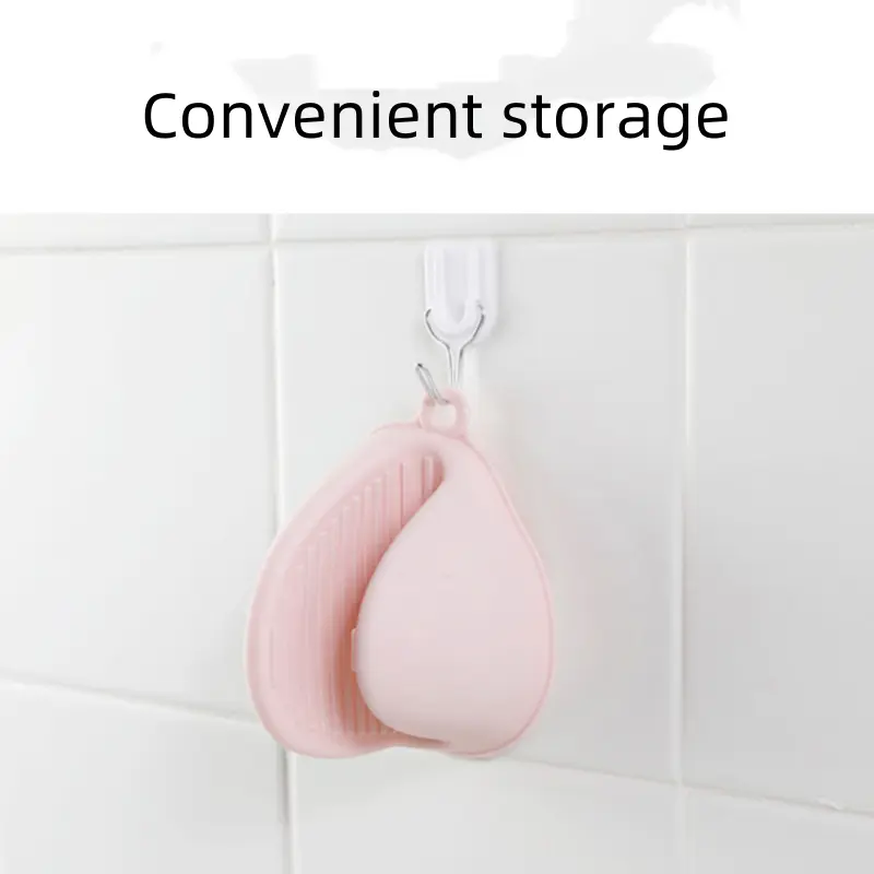 1pc Thick Silicone Heat Resistant Glove Oven Microwave Non-slip Anti-scalding Gripper Pot Holder Gloves Cooking Kitchen Tooling
