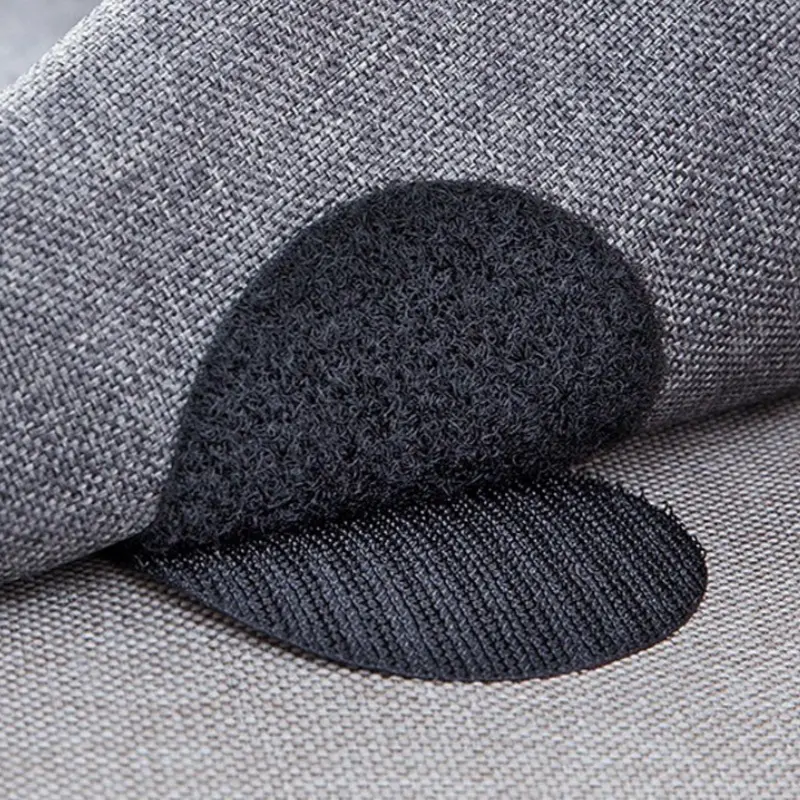 10Pcs Non-Slip Stickers Self Adhesive Hook Loop Fastener Tape Locking Dots Bed Sheet Sofa Fix Clip Floor Rug Carpet Mat Gripper