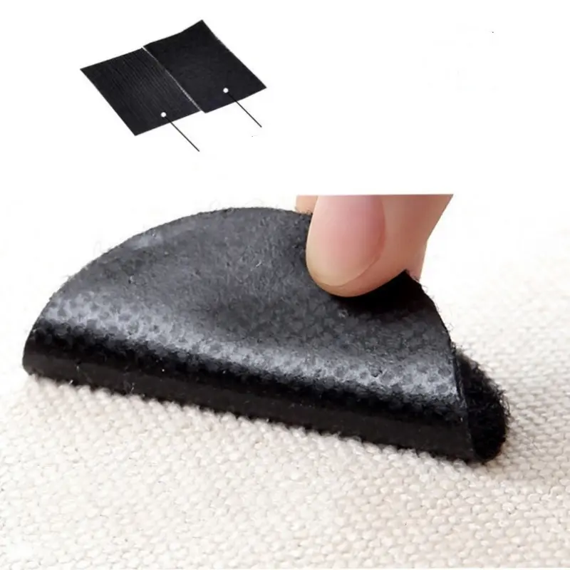 10Pcs Non-Slip Stickers Self Adhesive Hook Loop Fastener Tape Locking Dots Bed Sheet Sofa Fix Clip Floor Rug Carpet Mat Gripper