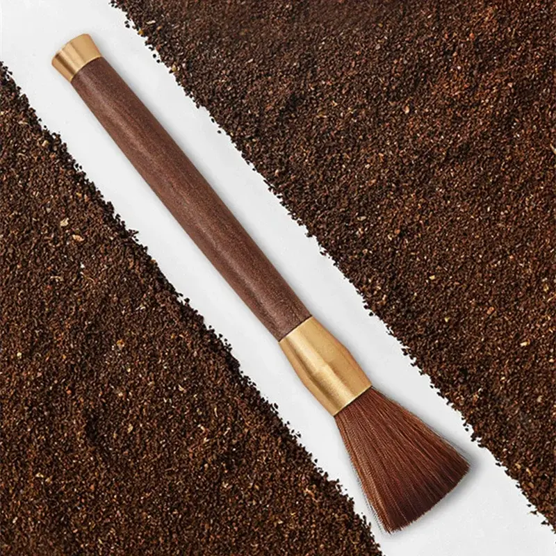 Coffee Grinder Brush Espresso Accessories Coffee Powder Brush Coffee Machine Cleaning Brush Kitchen Barista Tool Long Handle