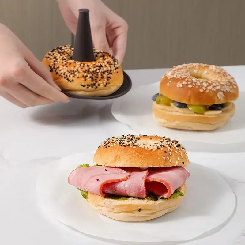 Cake Mold Silicone Baking Mold Conical Shape for Bread Bagel Doughnut Cake Mousse Pans Home Kitchen Baking Supplies Kitchenware