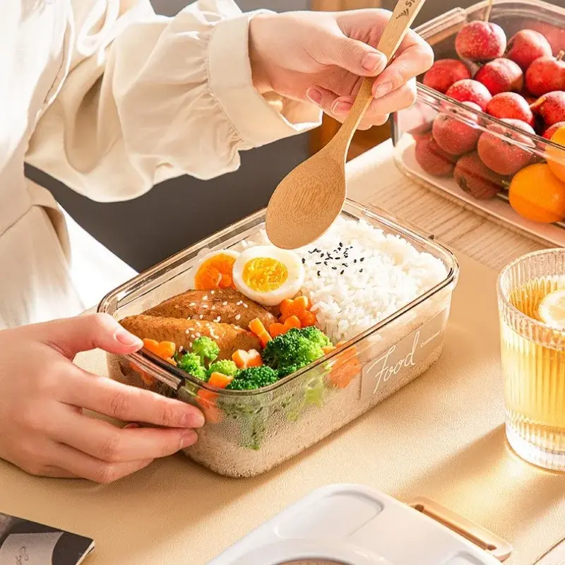Food Vacuum Storage Box Fresh-Keeping Sealed Storage Container with Vacuum Pump Large Capacity Food Dispenser Kitchen Gadgets