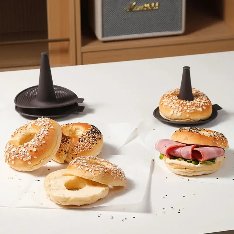 Cake Mold Silicone Baking Mold Conical Shape for Bread Bagel Doughnut Cake Mousse Pans Home Kitchen Baking Supplies Kitchenware