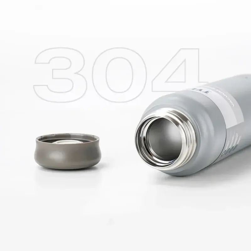 800ML 304 Stainless Steel Thermos Cup Portable Coffee Cups Large Capacity Household Office Travel Water Bottle Outdoor Drinkware