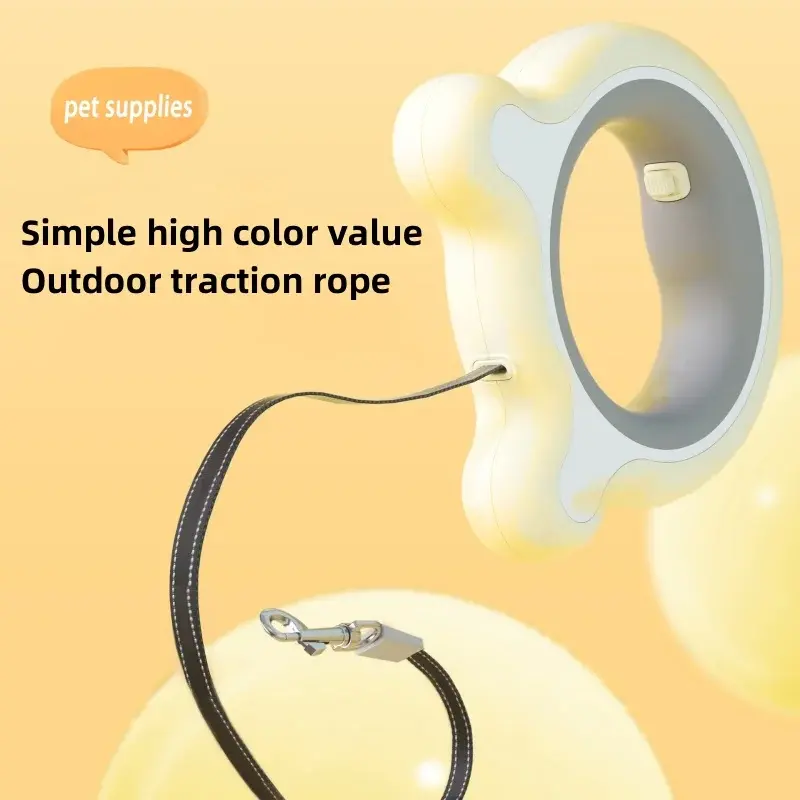 Pet Traction Rope Retractable Leash Rotatable 3M Comfort Dog Leash 90kg Pulling Force Accessories for Cats Dogs Pet Supplies