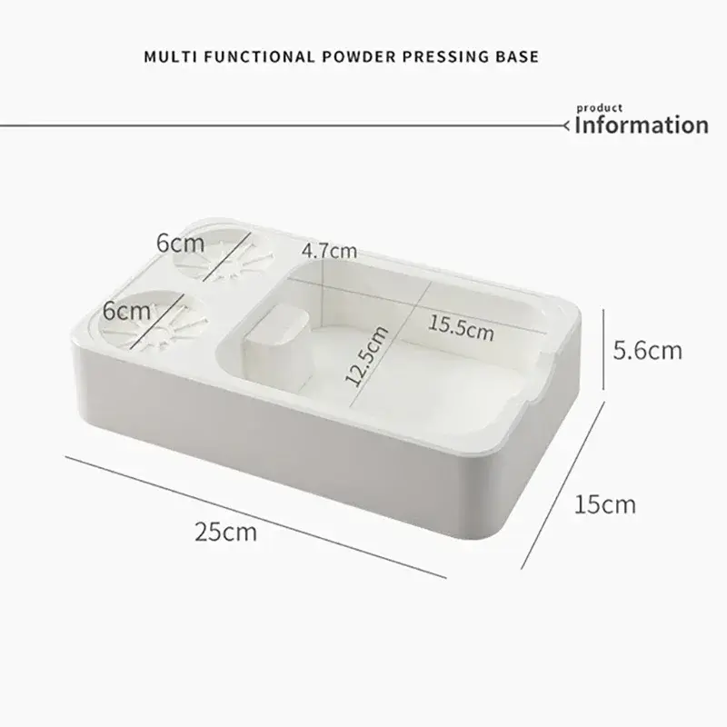 51/53/58mm Coffee Powder Pressing Base with Coffee Grounds Knock Box Coffee Portafiler Holder Tamper Pad Organizer Barista Tools