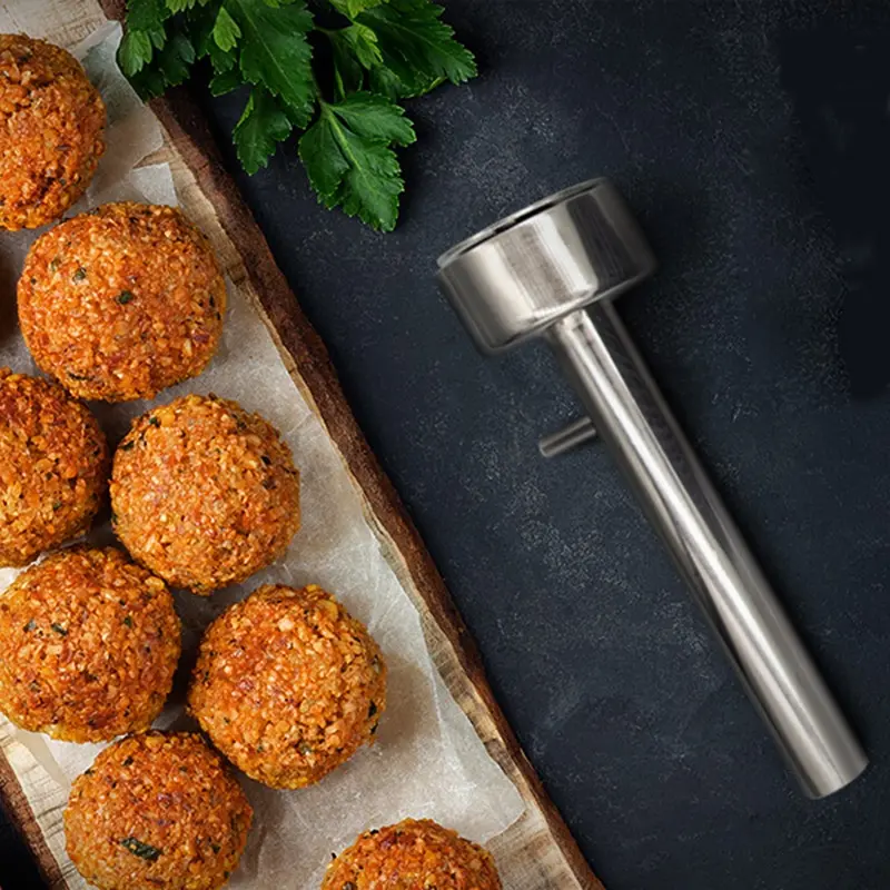 Stainless Steel Meatball Maker Falafel Ball Making Mould Non-stick Meat Pressing Gadgets Rice Ball Shaper Kitchen Accessories