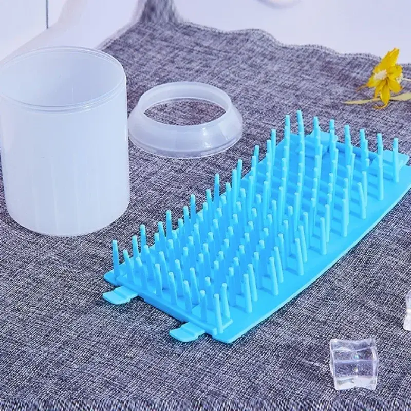 S/M/L Pet Foot Washing Cup Cat Dog Foot Cleaner Silicone Portable Dog Paw Cleaning Tools Mini Wash Brush Bucket Pet Supplies