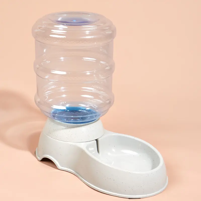 Pet Automatic Feeders Waterer Dog Cat Plastic Drinking Bowl Large Capacity Water Food Dispenser Dog Bowl Home Pets Accessories