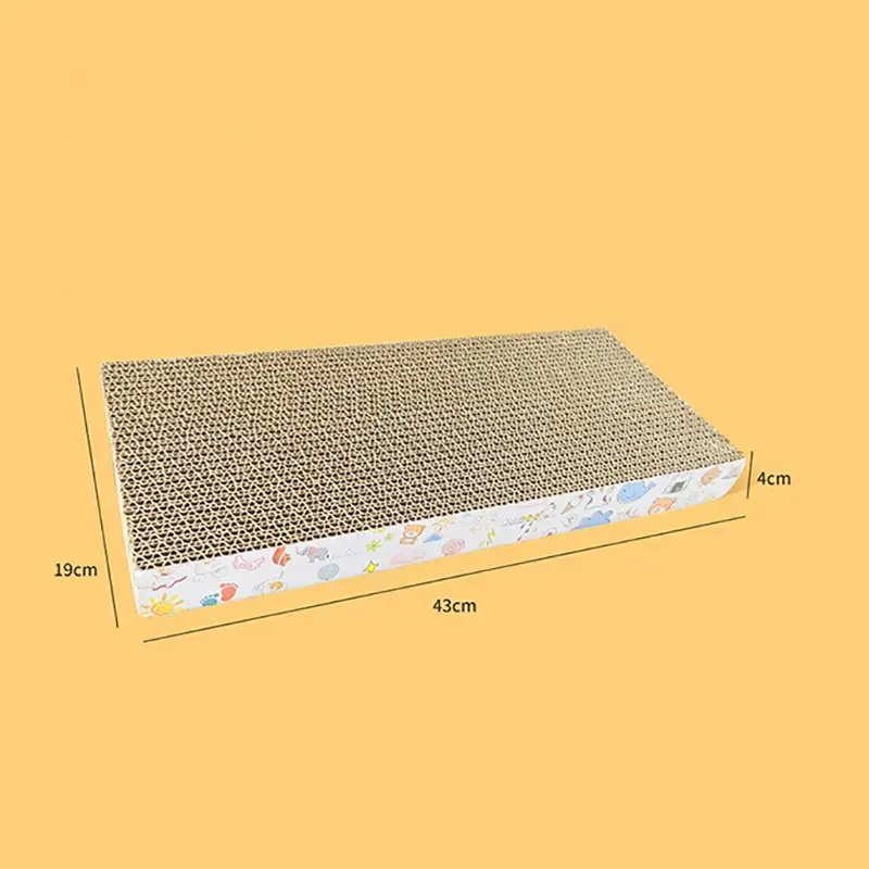 Cat Scratching Board Durable High Density Corrugated Paper Pet Furniture Bed Cat Scratch Pet Supplies Accessories for Cats