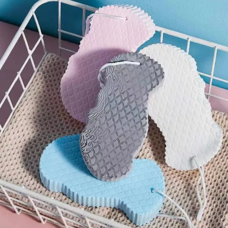 Bath Sponge Body Peeling Dead Skin Exfoliating Massager Cleaning Tools Bath Brush Reusable Scrubbing Tool Home Bathroom Supplies