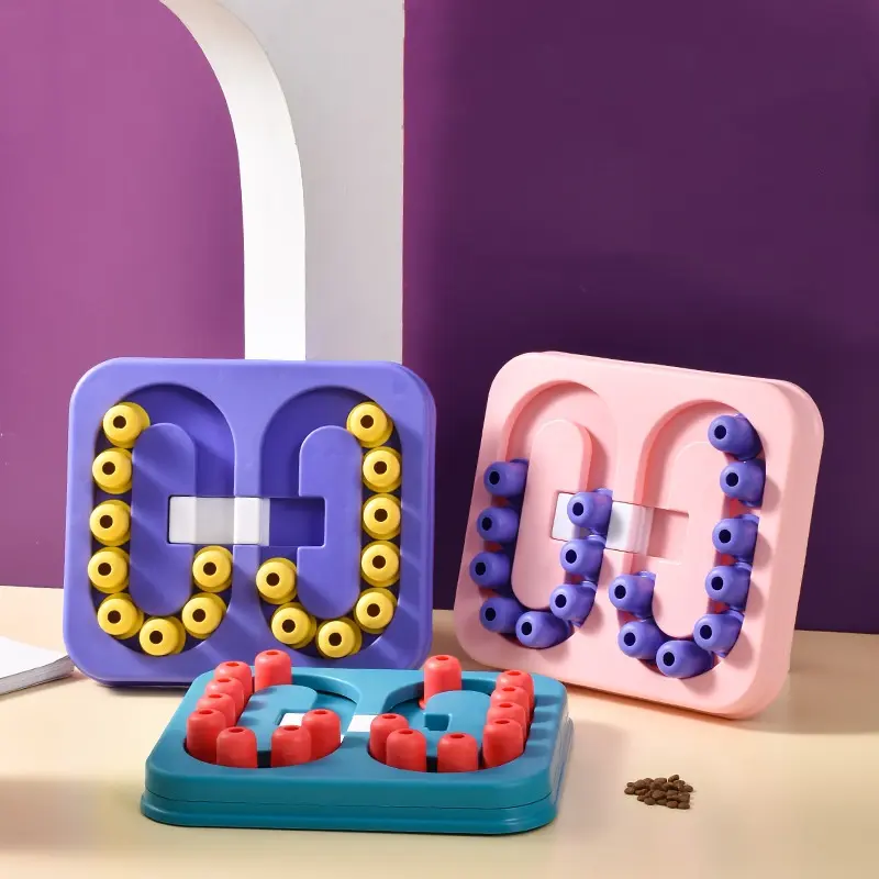 Pet Feeder Dog Toys Slow Food Plate Interactive Toy Antislip Food Dispenser Increase Puppy IQ Training Supplies Pet Accessories