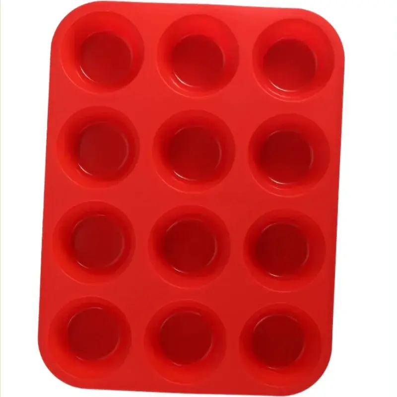 Silicone Cake Mold Cookies Cupcake Bakeware Pan Mould Mini Muffin Cup Molds Baking Tools Non-stick Mould Kitchen Accessories