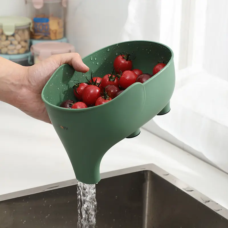 Sink Drain Basket Multi-purpose Kitchen Storage Drain Baskets Garbage Filter Fruit Vegetable Washing Drainer Kitchen Accessories