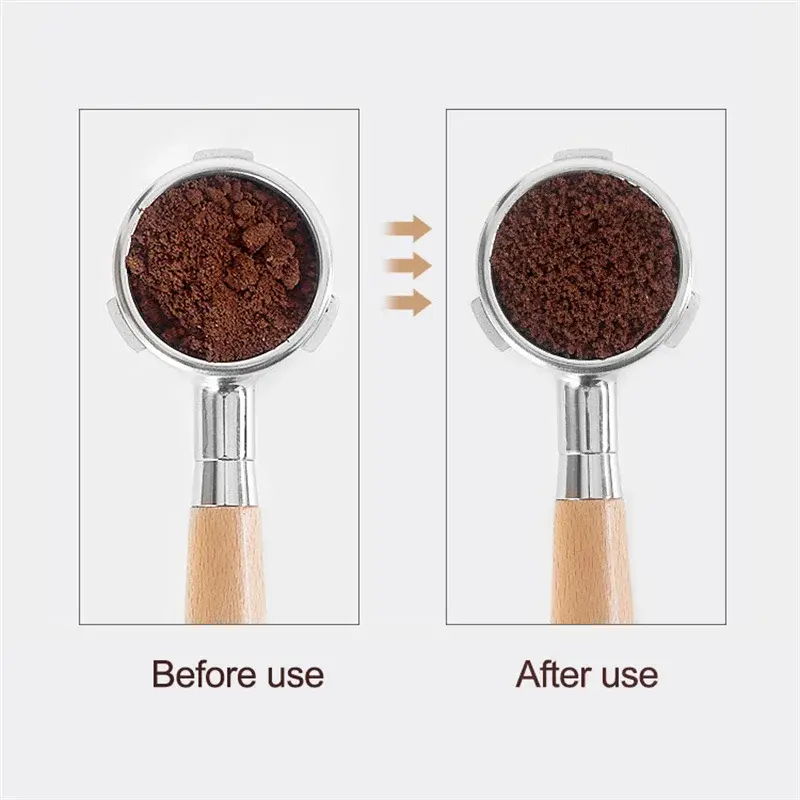​​5/6/8 Needles Coffee Powder Distributor Stainless Steel Espresso Coffee Powder Stirrer Wood Handle WDT Tool Barista Accessory