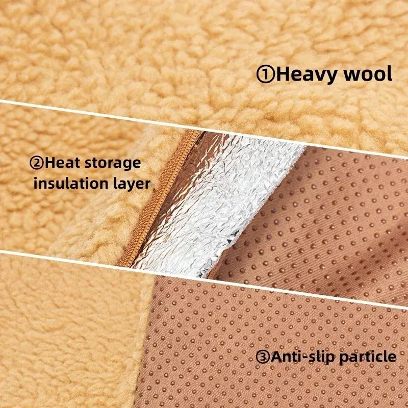 Pet Pad Self-Heating Blanket Anti-Slip Cat Pads Washable Kennel Mat Sofa Cushion Rug Pet Supplies for Medium Small Dogs and Cats