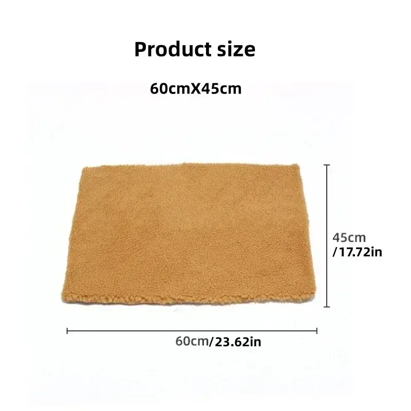 Pet Pad Self-Heating Blanket Anti-Slip Cat Pads Washable Kennel Mat Sofa Cushion Rug Pet Supplies for Medium Small Dogs and Cats