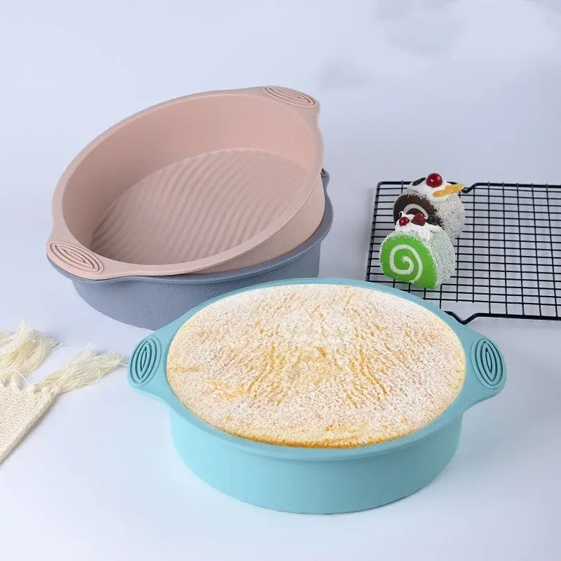 Non-Stick Food Grade Cake Silicone Mold Easy To Demould DIY Cupcake Cookies Fondant Bread Chocolate Mold Baking Tools