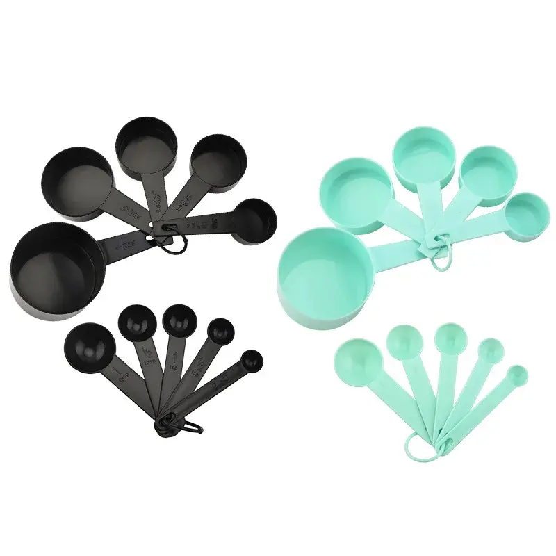 5/10Pcs Measuring Spoon Measuring Cup Multi Purpose Baking Tool DIY Cake Baking Powder Spoon Plastic Handle Kitchen Gadgets