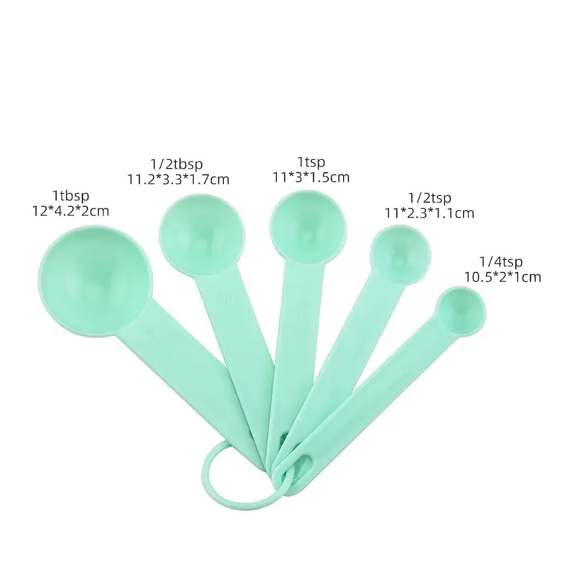 5/10Pcs Measuring Spoon Measuring Cup Multi Purpose Baking Tool DIY Cake Baking Powder Spoon Plastic Handle Kitchen Gadgets