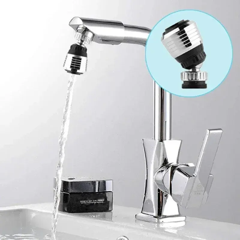 360° Faucet Extender Kitchen Sink Adjustable Faucet Sprayer Anti-splash Dual-mode Water-saving Pressurizer Home Kitchen Gadgets
