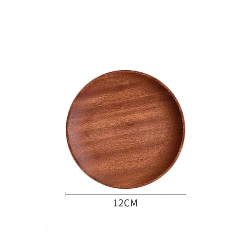 1Pcs Wooden Pallet Oval Round Square Toast Shape Plate Tray Muti-Shape Household Wooden Fruit Dessert Dish Tableware Decoration