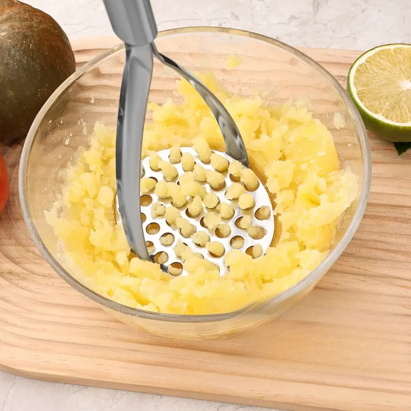 Kitchen Gadget Creative Mud Press Masher Puree Juice Maker Stainless Steel Potatoes Crusher Pusher Fruit Tools Cocina Cozinha