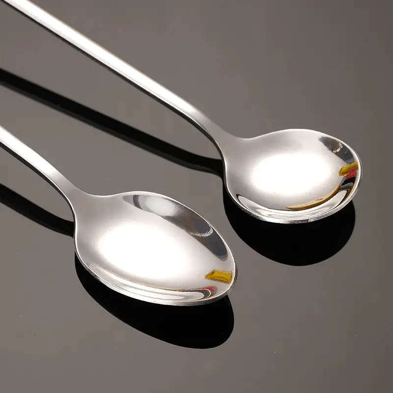 2pcs 30CM Long-handled Stainless Steel Coffee Spoon, Ice Cream Spoons Tea Stirring Spoon Holiday Kitchen Tableware Gift