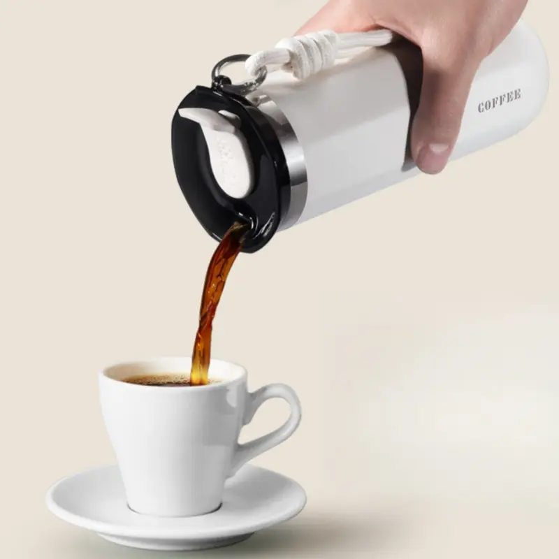 350/500ml Vacuum Insulated Coffee Mug, Double-wall Stainless Steel Travel Tumbler, Office Portable Cold Coffee Cup Gift Cup