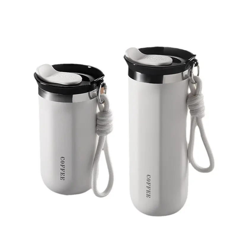 350/500ml Vacuum Insulated Coffee Mug, Double-wall Stainless Steel Travel Tumbler, Office Portable Cold Coffee Cup Gift Cup