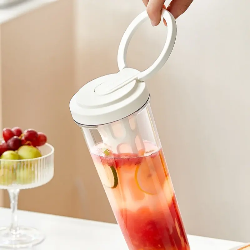 1L Airtight Cold Brew Iced Coffee Maker and Tea Infuser Glass Carafe with Removable Safe Pp Material Filter Gift Cleaning Brush