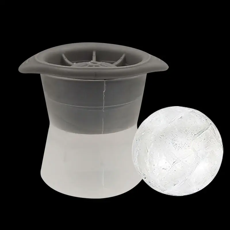 6/3pcs Silicone Ice Maker Food Grade Sphere Ice Mold Stackable Slow Melting Ice Ball for Whiskey Quick Freezer Kitchen Gadgets
