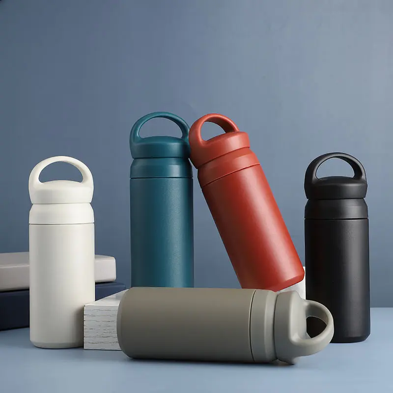 500ML Water Bottles Protable Stainless Steel Durable Thermos Insulated High-capacity Drinking Bottle Coffee Cup Travel Mug