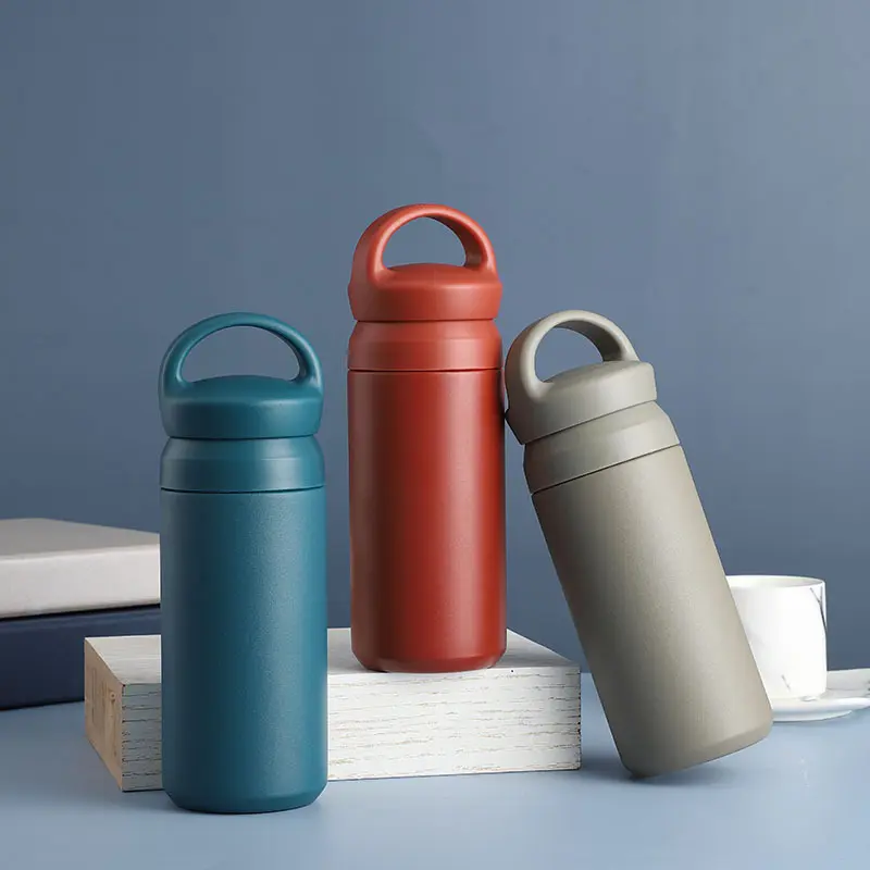 500ML Water Bottles Protable Stainless Steel Durable Thermos Insulated High-capacity Drinking Bottle Coffee Cup Travel Mug