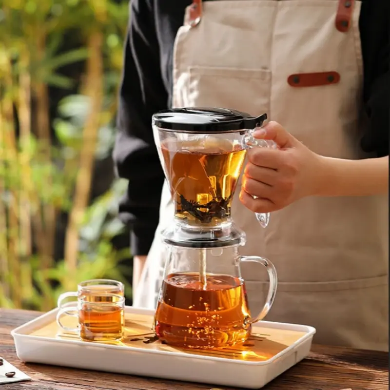 1Set Coffee Filter Soak Hand Brewing Coffee Set Smart Cup Filter Brewing Pot Coffee Maker Drinkwareespr Espresso Accessories