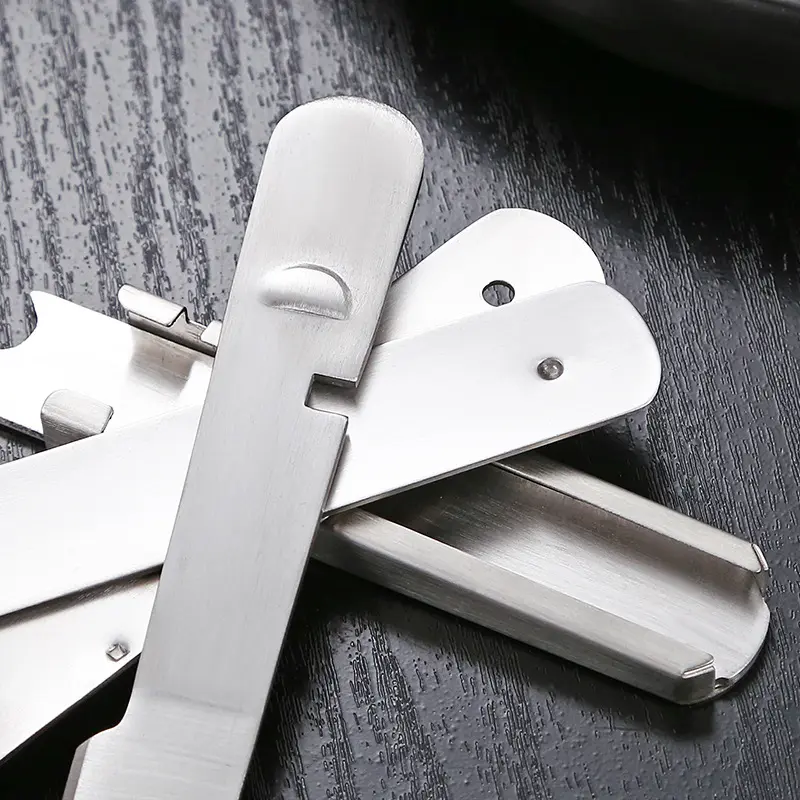 4-in-1 Stainless Steel Flatware Cutlery Set Lightweight Dinner Spoon Fork Cutter Multifunctional Storage Holder Bottle Opener