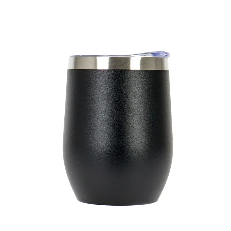 360ml Double Wall Egg Shape Stainless Steel Coffee Mug Tea Beer Mug Thermos Vacuum Flask Office and Home Insulated Coffee Cup