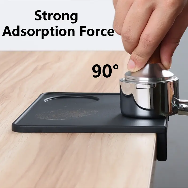 Coffee Tamper Mat Food Grade Nonslip Silicone Flat And Corner Press Powder Pad Espresso Coffee Tamping Rest Holder Tools
