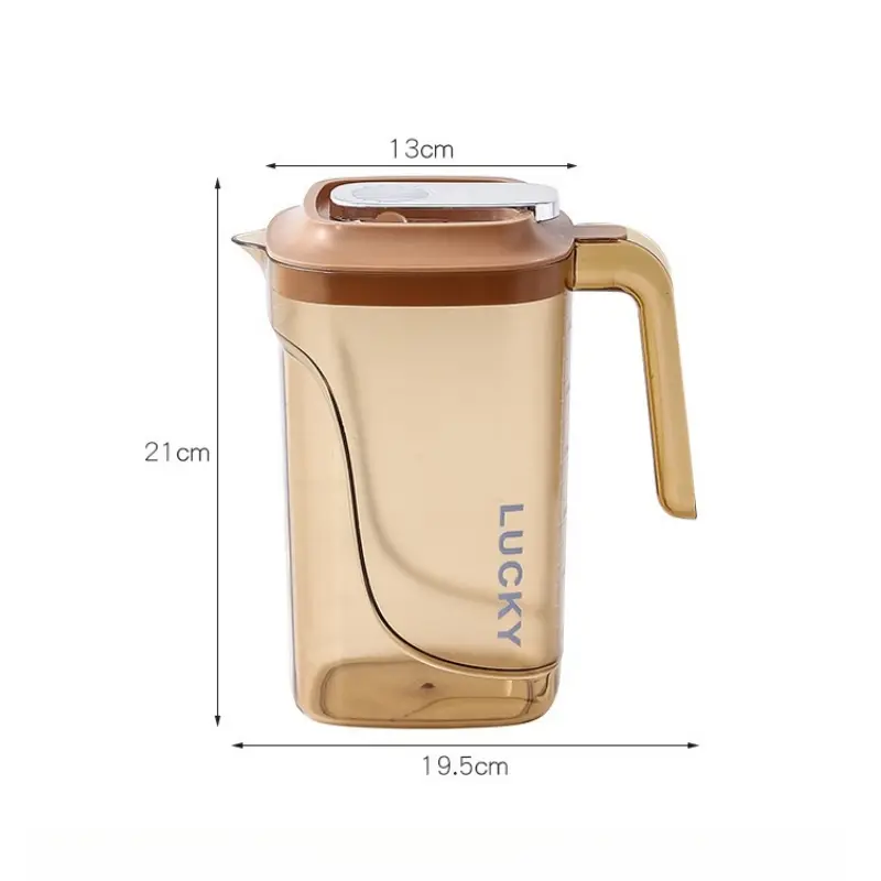 2200ML Water Juice JUG Pitcher ABS Transparent Bottle for Storing Fresh Juices and Drinks for Kitchen Fridge Drink Storage Pot