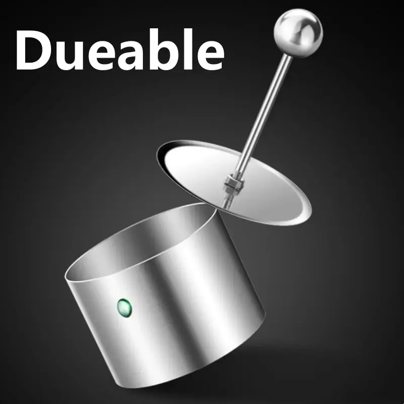 Round Mousse Mold Stainless Steel Ring with Lid Food Decoration Tools-Making Rustproof Pastry Rice Ball Sushi Cooking tools